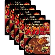 ハチ食品 メガ盛りカレーメガ辛 300g×5個