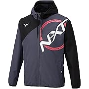 【ポイント19%還元】MIZUNO(ミズノ) N-XT ウィンドブレーカージャケット 撥水 ユニセックス オデッセイグレー Lサイズ