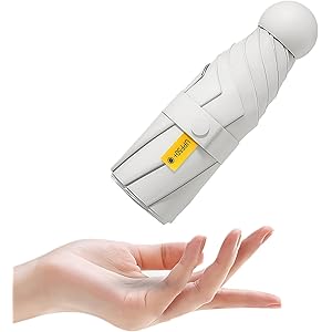 【57%OFF+400円OFF】【599円】 Saiaote 晴雨兼用 完全遮光 超撥水 折りたたみ傘 収納ポーチ付き