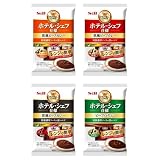 【定期おトク便利用10%+100円OFF！】エスビー食品 ホテル・シェフビーフカレー、ハヤシ 4種16食ローリングストックセットが1,685円（105.3円/食）