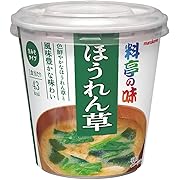 マルコメ カップ料亭の味 ほうれん草 即席味噌汁 1食×6個