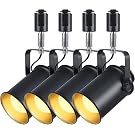 【60%OFF】【2,112円】 FDWSER LED60W形相当 9W 電球色 ダクトレール用 スポットライト リモコン付属 4個セット