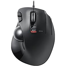 【プライム感謝祭】【43%OFF】【2,970円】 エレコム USB 6ボタン チルトホイール トラックボールマウス