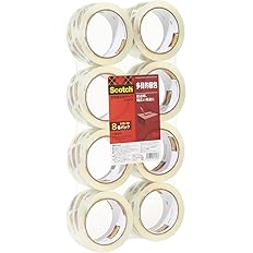 【スマイルSale】【44%OFF】【1,388円】 3M スコッチ ガムテープ 梱包テープ 中軽量用 48mm×50m 8巻パック