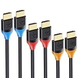 Cable Matters 4K HDMI 2.0 ケーブル 1.8m 3色セット － 4K 60Hz/2K 144Hz HDR対応品が469円