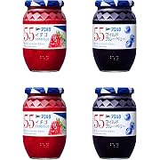 【15%OFF】アヲハタ55 ジャム アソート セット 大容量(イチゴ・ワイルドブルーベリー) 400g 2種×2個