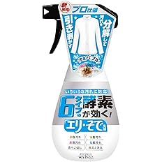 【44%OFF】【449円】 ウエ・ルコ 6タイプの酵素が効くエリ・そで洗剤 400ml