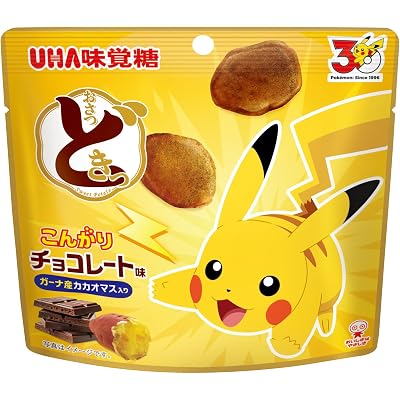 【35%OFF】UHA味覚糖 おさつどきっポケモン こんがりチョコレート味 SP 37g×6袋 税込686円(114.3円/個) プライム会員送料無料
