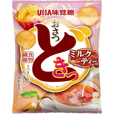 【50%OFF】UHA味覚糖 おさつどきっ ミルクティー味 60g×10袋 税込972円(97.2円/袋) プライム会員送料無料