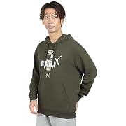 【ポイント59%還元】PUMA(プーマ) PUMA POWER グラフィック フーディー メンズ ダーク オリーブ Lサイズ