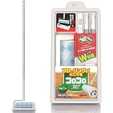 【43%OFF】【1,255円】 ニトムズ コロコロ 本体 ロング どこでも用 フロアクリン 収納トレイ 長さ調節可能(61～97cm) フローリング・カーペット対応 30周 1巻入