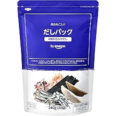 【プライムデー】【44%OFF】【1,125円（定期便1,012円）】 by Amazon 6種の合わせだし 焼きあご入りだしパック 8g×30袋入