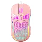 【178円】 Amazon Haul 7200DPI 高精度光学センサー 軽量ハニカムデザイン プログラム可能 有線ゲーミングマウス 【送料無料】