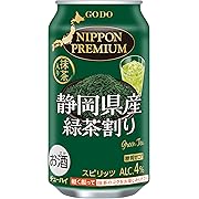 合同酒精 ニッポンプレミアム 静岡県産緑茶ハイ  340ml×24本