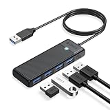 【期間限定セール+15%OFF！】ORICO PAPW4A-U3-10 － USB3.0ハブ 4ポートバスパワー100cmケーブルモデルが765円