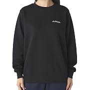 Kappa(カッパ)スウェット ワンポイントロゴ 裏起毛 レディース ブラック Lサイズ