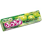 UHA味覚糖 ぷっちょスティック もちっとシャインマスカット 10粒×10個