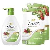 Dove オーガニックホホバオイル配合 ボディソープ 本体+詰め替え用 470g+330g×2個が898円