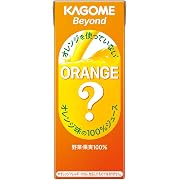 【5%OFF】カゴメBeyond オレンジを使っていないオレンジ味の100％ジュース 紙容器 195ml×24本