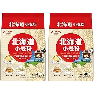 【42%OFF】【266円】 昭和産業 北海道小麦粉 400g×2個