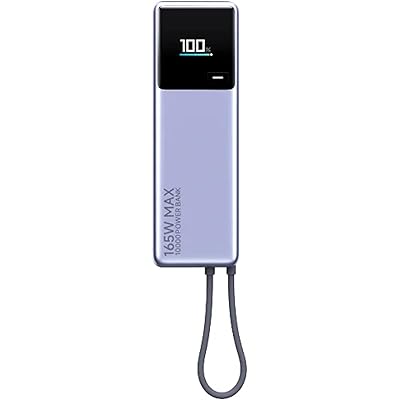 Xiaomi 165W Power Bank 10000 USB-Cケーブル内蔵120W+45Wモバイルバッテリー 送料込3,980円