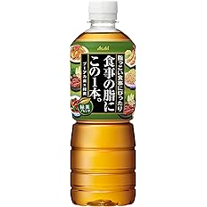 【在庫復活】【タイムセール】【1,666円】 アサヒ飲料 食事の脂にこの一杯 緑茶ブレンド 600ml×24本