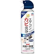 【10%OFF】アース製薬 らくハピ カビ洗浄 プレミアウインド エアコンスプレー [強力タイプ]