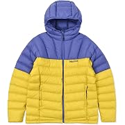 【ポイント60%還元】Marmot(マーモット) アウター Lance Down Hoodie メンズ PURPLE×YELLOW Sサイズ