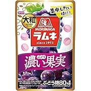 森永製菓 大粒ラムネ 濃い果実 ぶどう 27g×10袋入