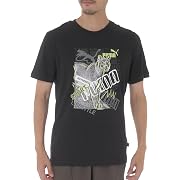 PUMA(プーマ) GRAPHICS フォトプリント Tシャツ メンズ ブラック Mサイズ