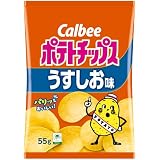 【100円OFF！】カルビー ポテトチップスうすしお味 55g×16袋が1,597円（99.8円/袋）