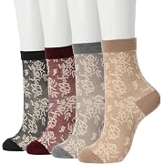 iyasi(イヤシ)クルーソックス レディース 22.0-24.0 cm  4足セット