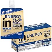 【15%OFF】inゼリー エネルギーアミノ酸 (180g×6個) 栄養ドリンク味 BCAA3,000mg