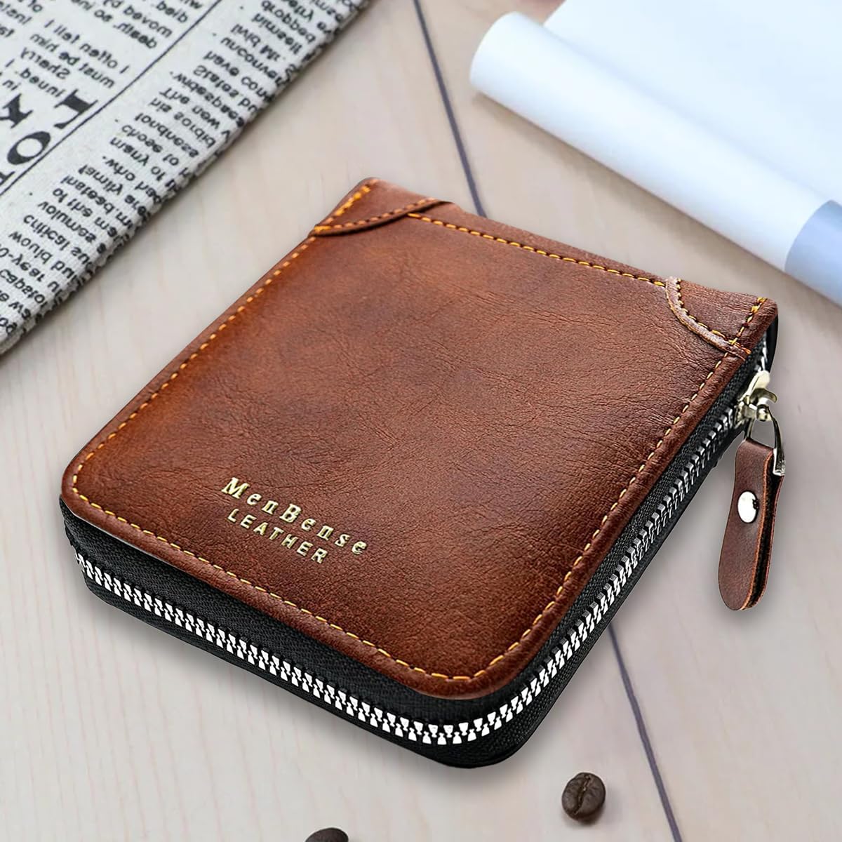 【207円】 Amazon Haul メンズ マルチカードスロット ヴィンテージ 二つ折り財布 【送料無料】