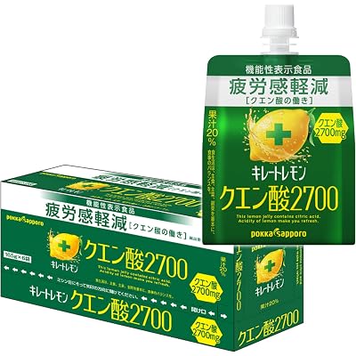 【5%OFF】【疲労感軽減】キレートレモン クエン酸2700 ゼリー165g×30個 送料込3,931円(131.0円/個)