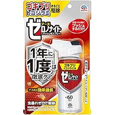 【48%OFF】【1,691円】 アース製薬 ゼロノナイト ゴキブリ・トコジラミ用 殺虫剤 1プッシュ式 60回分