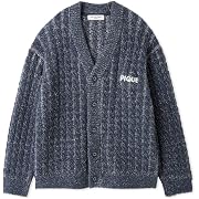 【ポイント16%還元】gelato pique(ジェラート ピケ) HOMME メランジカーディガン メンズ  ネイビー Lサイズ