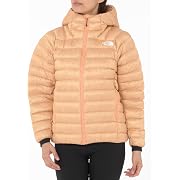 THE NORTH FACE(ザノースフェイス) ダウン ジャケット ウーゼルフーディレディース カルサイトサンド Lサイズ