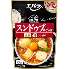 【プライム感謝祭】【43%OFF】【429円（定期便386円）】 エバラ 小鍋でおかず スンドゥブチゲの素 2人前×3個