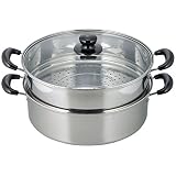 和平フレイズ 二段蒸し器 ヴェンセ 30cm ガラス蓋付 － IH対応 ステンレス シルバー VR-8183が3,131円