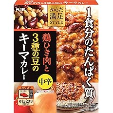 【プライムデー】【40%OFF】【1,218円（定期便1,096円）】 エスビー食品 からだ満足STYLE 鶏ひき肉と3種の豆のキーマカレー中辛 180g×6箱