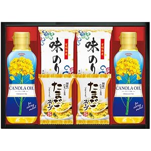 【63%OFF】【1,193円】 SHOWA キャノーラ油＆のり・たまごスープ詰合せ