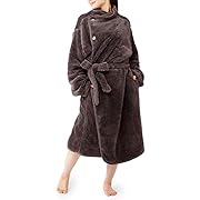 アイリスプラザ マイクロミンクファー着る毛布 ブラウン Sサイズ