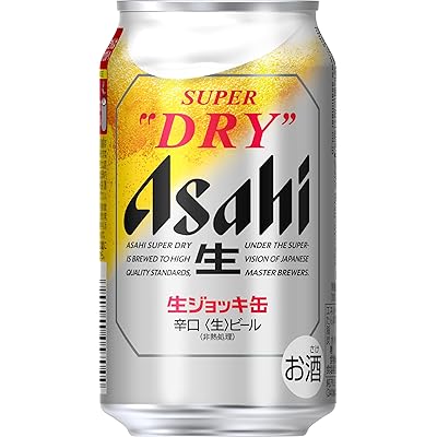 アサヒ スーパードライ 生ジョッキ缶 340ml×24本 送料込4,398円(183.3円/本)【キンキン冷感タンブラー付き 350ml通常缶×24本も】