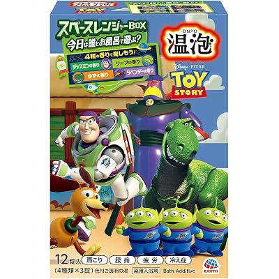 【お風呂に入れる】温泡 トイ・ストーリー スペースレンジャーBOX 12錠入 炭酸入浴剤 税込394円(32.8円/錠) プライム会員送料無料【秘密兵器】