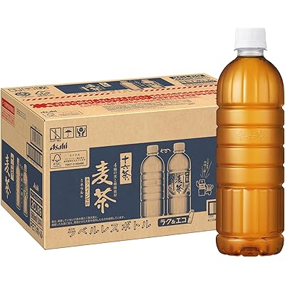 【20%OFF】アサヒ飲料 十六茶麦茶 ラベルレスボトル 660ml×24本 送料込1,358円(56.6円/本)