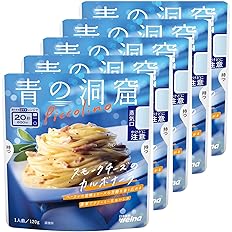 【タイムセール】【799円（定期便719円）】 日清製粉ウェルナ 青の洞窟 Piccolino あえるだけパスタソース スモークチーズのカルボナーラ レンジ対応 120g×5個