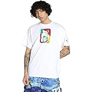 PUMA(プーマ)スポーティ DYLAN EXHIBIT TEE IV メンズ ホワイト Lサイズ