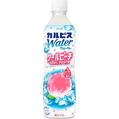 【わけあり】アサヒ飲料 カルピスウォーター クールピーチ 490ml×24本 税込1,560円(65.0円/本) プライム会員送料無料