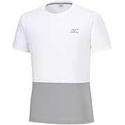 【ポイント20%還元】MIZUNO(ミズノ)トレーニングウェアピュアハイパー 半袖 メンズ ホワイト/アルティメットグレー Mサイズ
